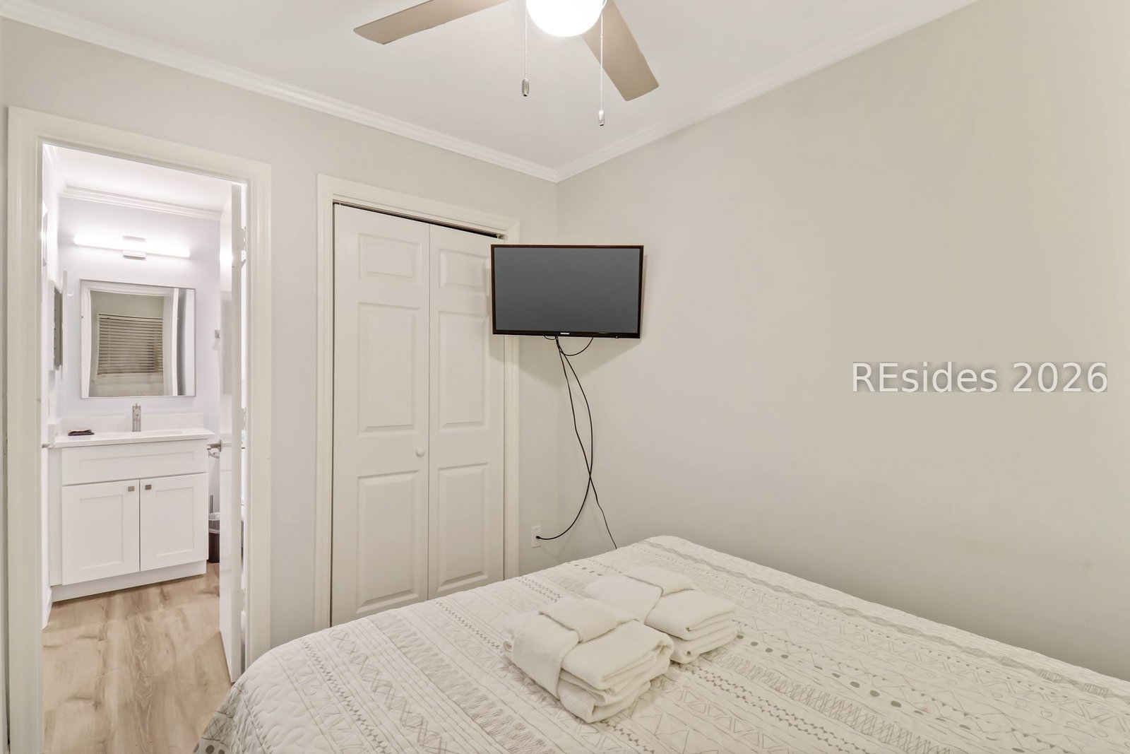 A bedroom TV for lazy mornings