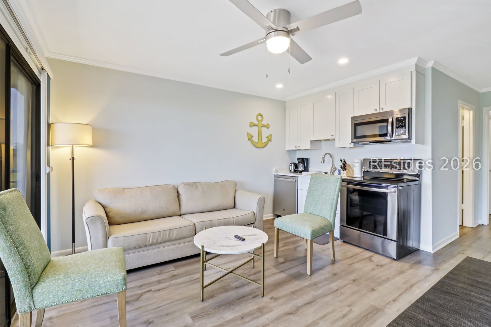 Comfortable seating for movie nights